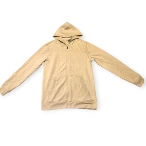 R.O.W. | Men's Beige Lightweight Zip Hoodie Jacket